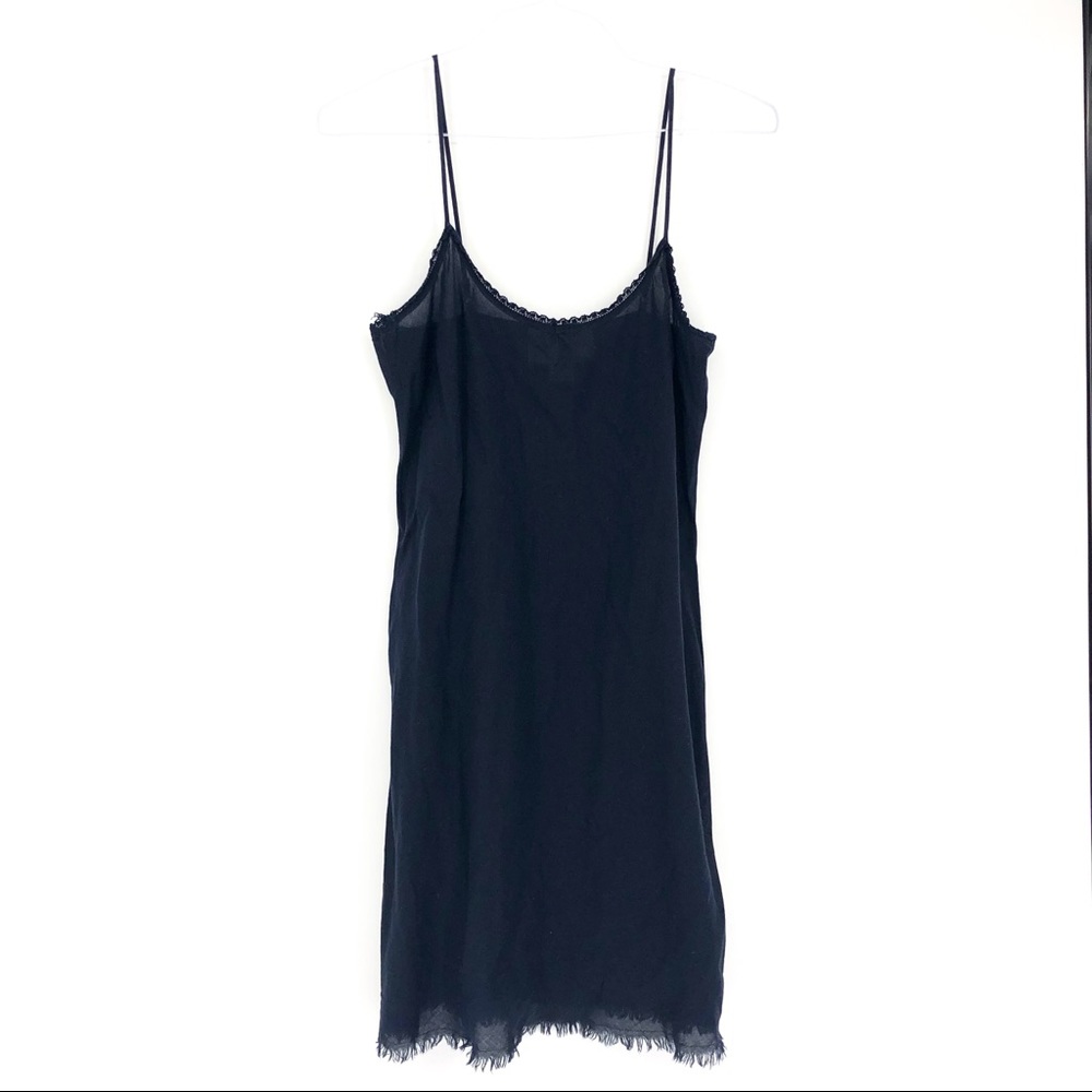 Brochu Walker slip dress spaghetti straps navy m